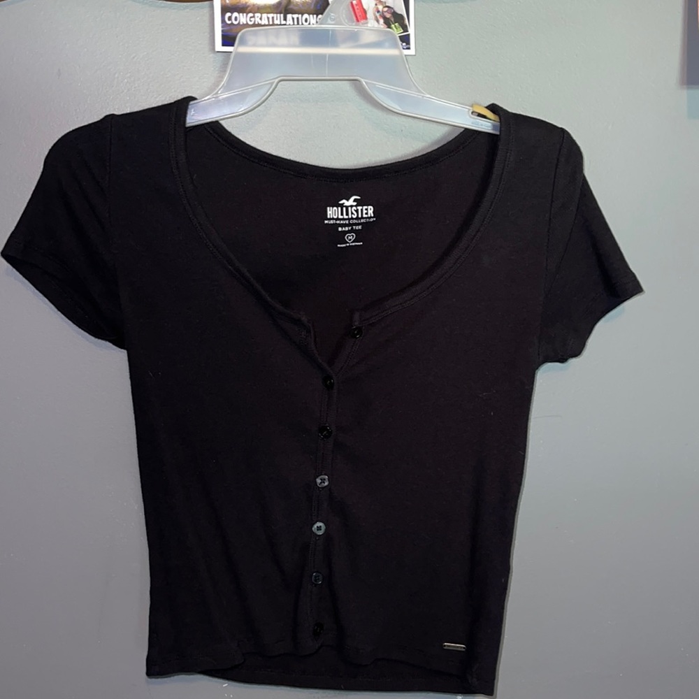 Hollister ribbed tshirt